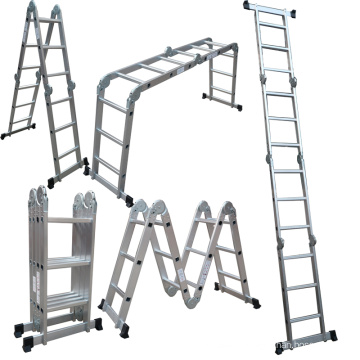 hot sale 16ft 330lb max load capacity multipurpose ladder 4*4 steps